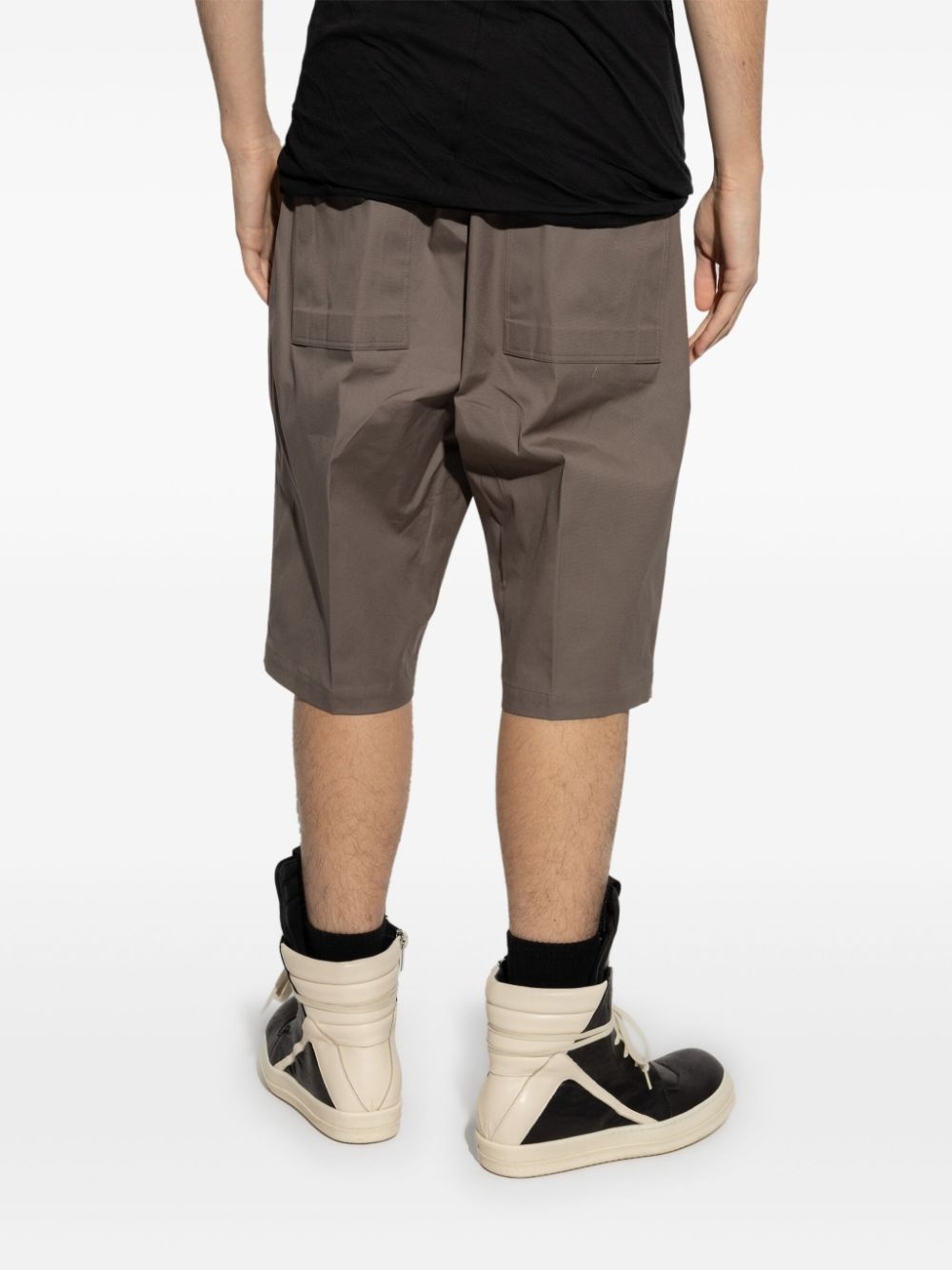 stretch-cotton bermuda shorts - 4