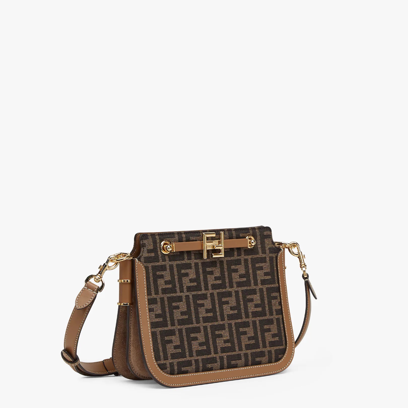 Brown FF fabric bag - 2