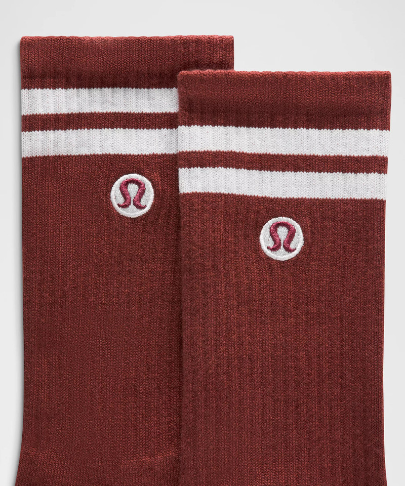 lululemon Unisex Daily Essential Crew Socks *Stripe outlook