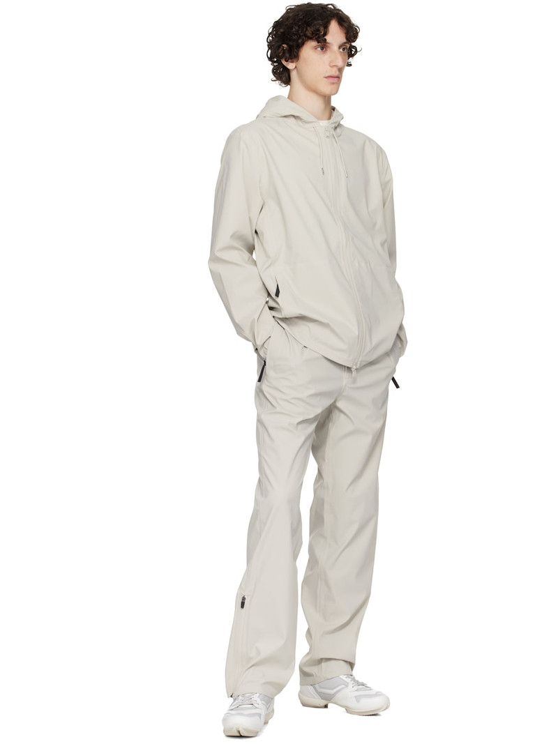 RAINS Beige Suva Hardshell Jacket outlook