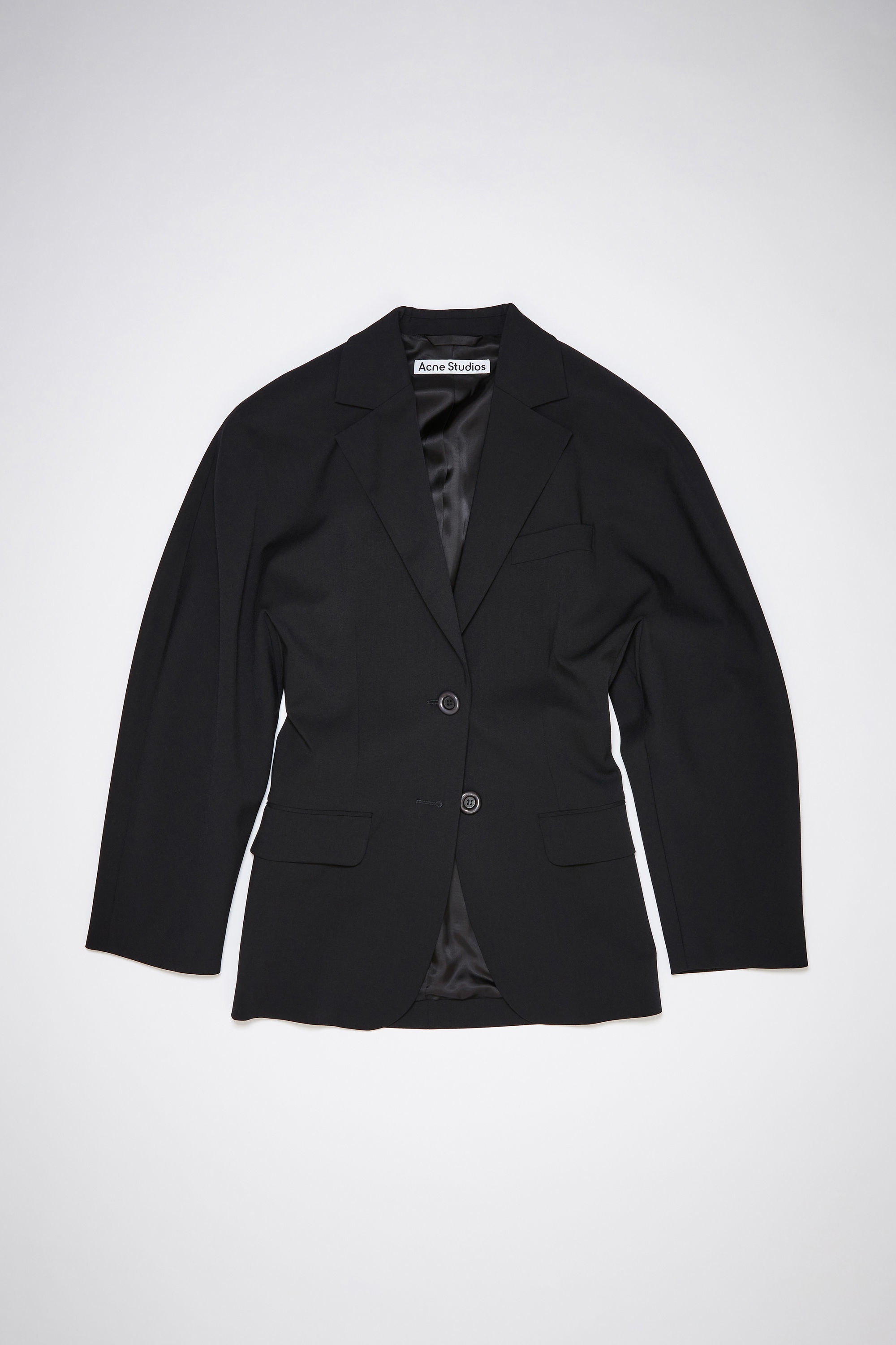 Stretch suit jacket - Black - 7