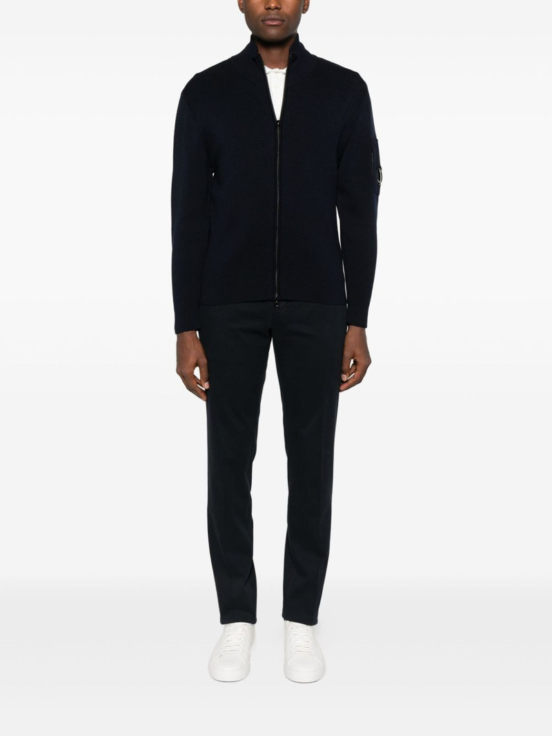 C.P. Company logo-patch sweater outlook