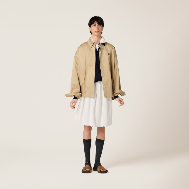 Miu Miu Chino cloth blouson jacket outlook