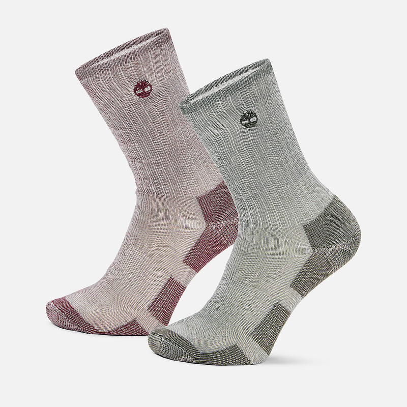 Men’s Timberland® 2-Pack Kittery Full Cushion Boot Crew Sock 1
