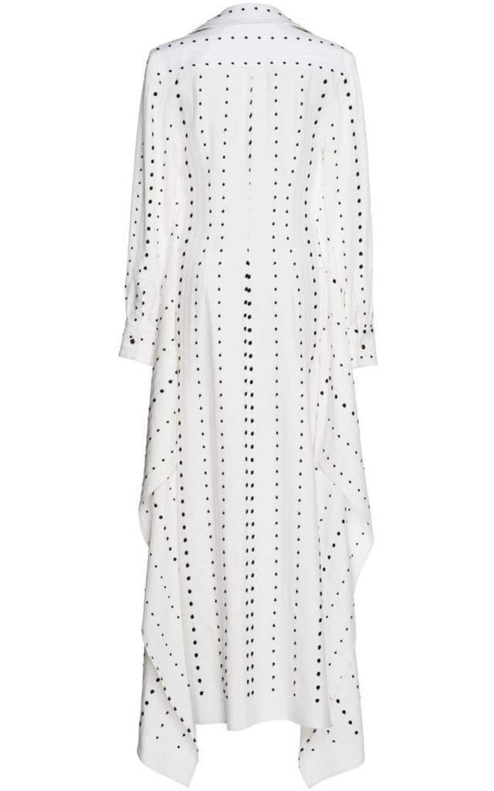 La Djellaba Dot Maxi Dress - 5