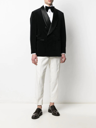 Brunello Cucinelli velvet tuxedo jacket outlook