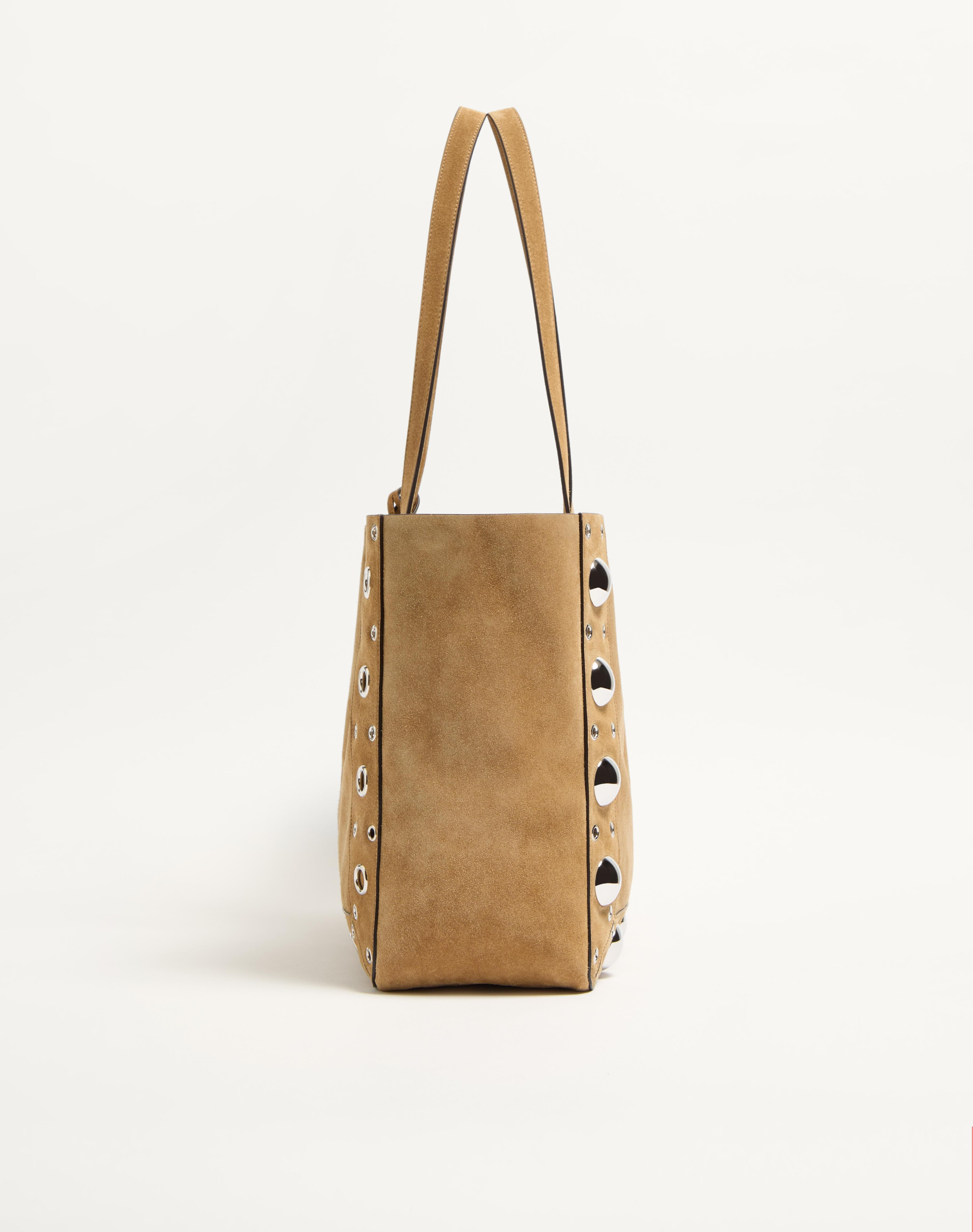 VALENTINO GARAVANI NELLCÔTE LARGE SUEDE SHOPPING BAG - 4