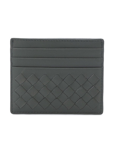 Bottega Veneta intrecciato weave card case outlook