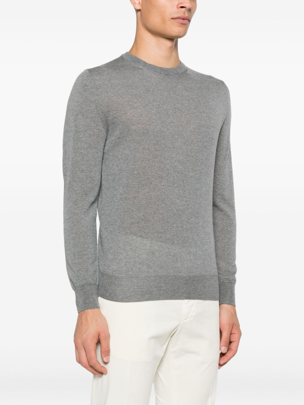 crew-neck wool sweater - 3