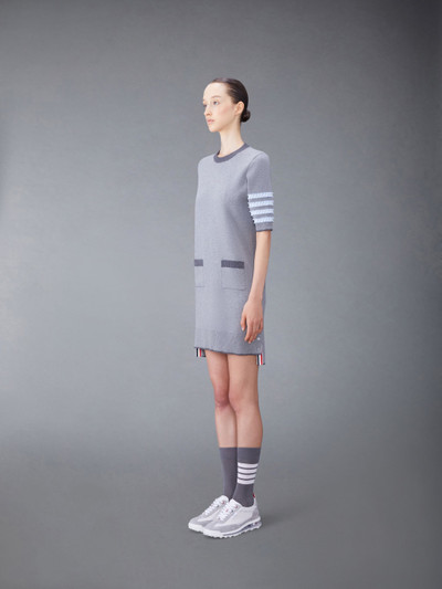 Thom Browne 4-Bar stripe knitted minidress outlook