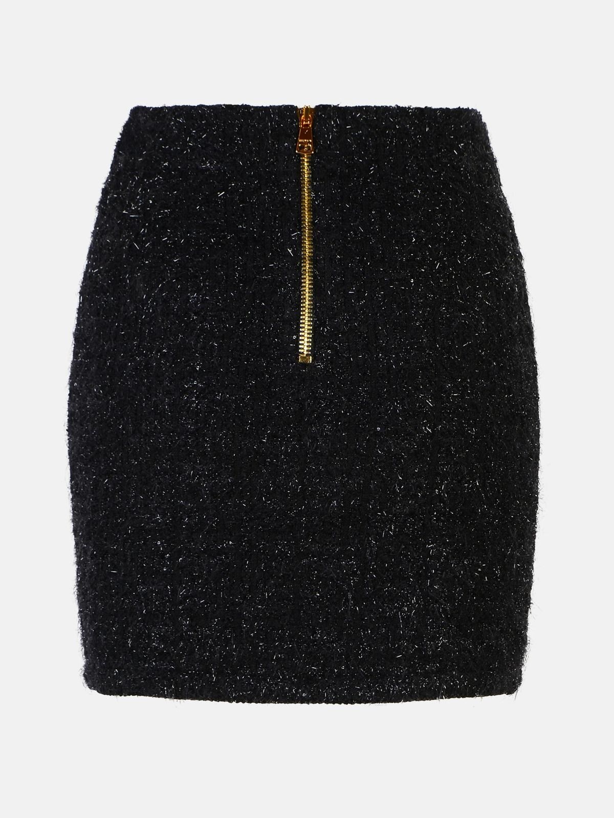 VISCOSE BLEND MINISKIRT - 3