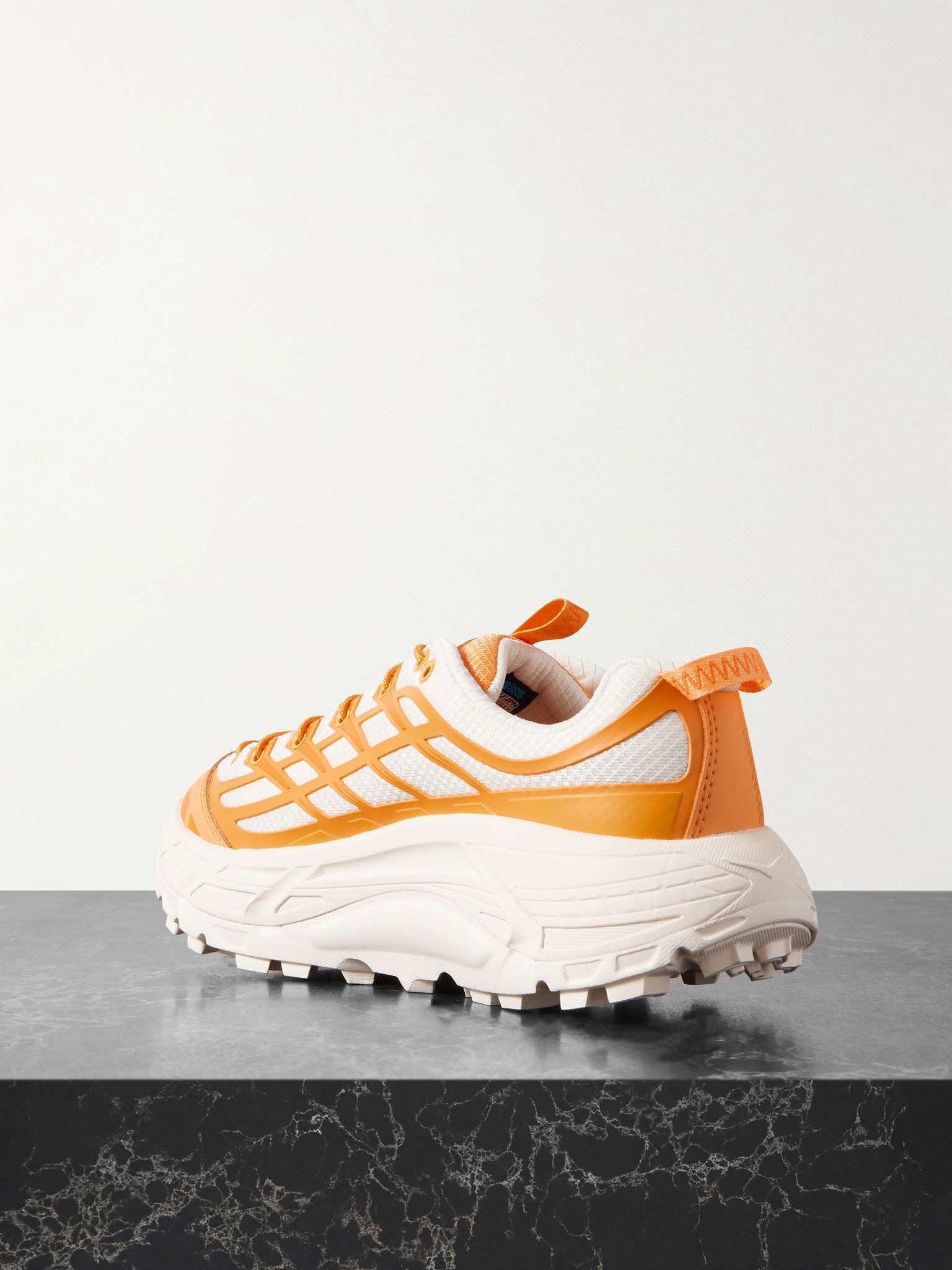 Mafate Three2 rubber-trimmed mesh sneakers Orange - 3