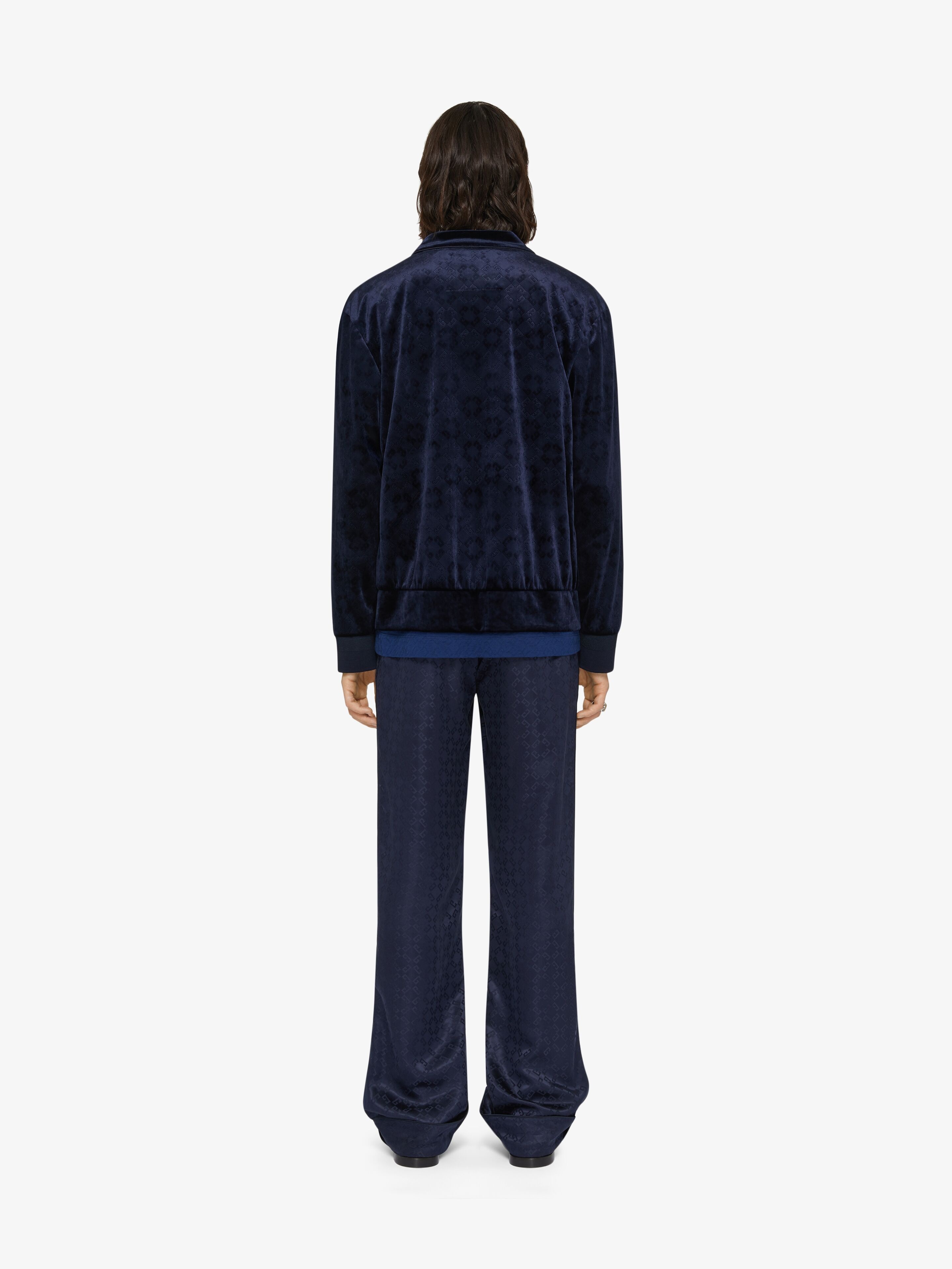 CARDIGAN IN MONOGRAM 72 VELVET - 4