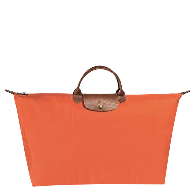 Le Pliage Original M Travel bag Orange - Recycled canvas 1