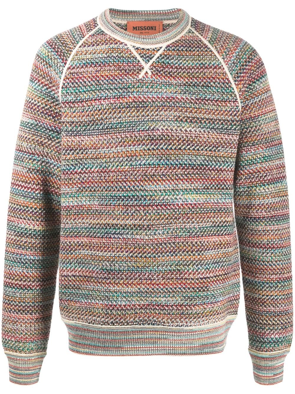 woven knit jumper - 1