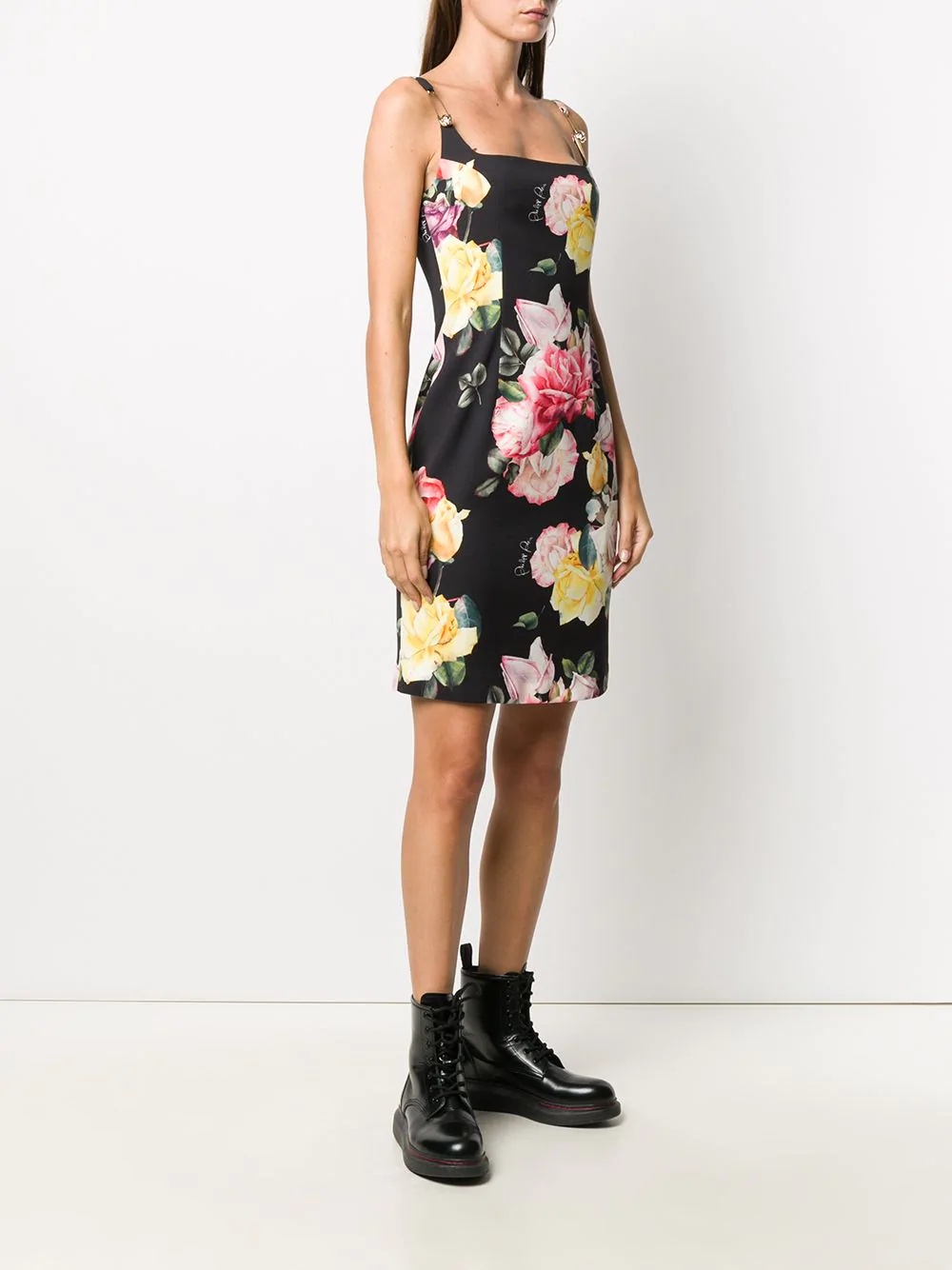 floral shift dress - 3