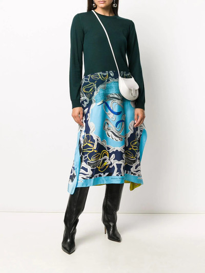 Maison Margiela scarf-skirt jumper dress outlook