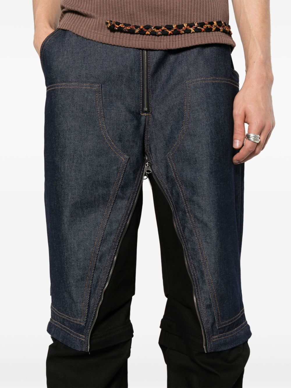 Milly detachable-panels jeans - 5