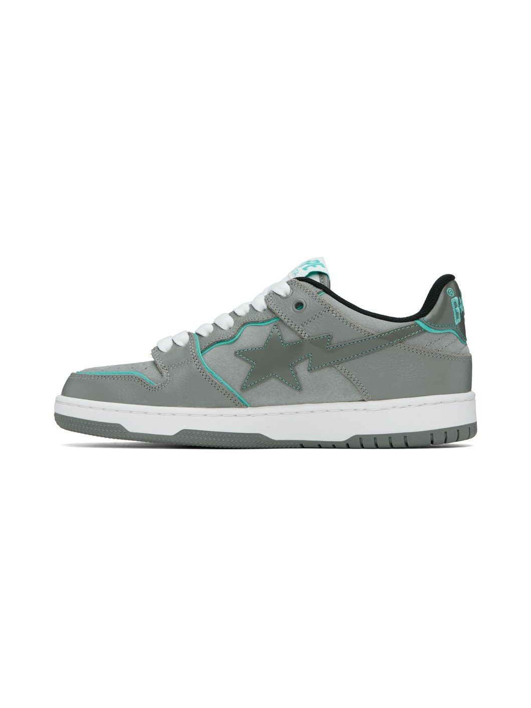 Gray & Blue Sk8 Sta #2 Sneakers - 3