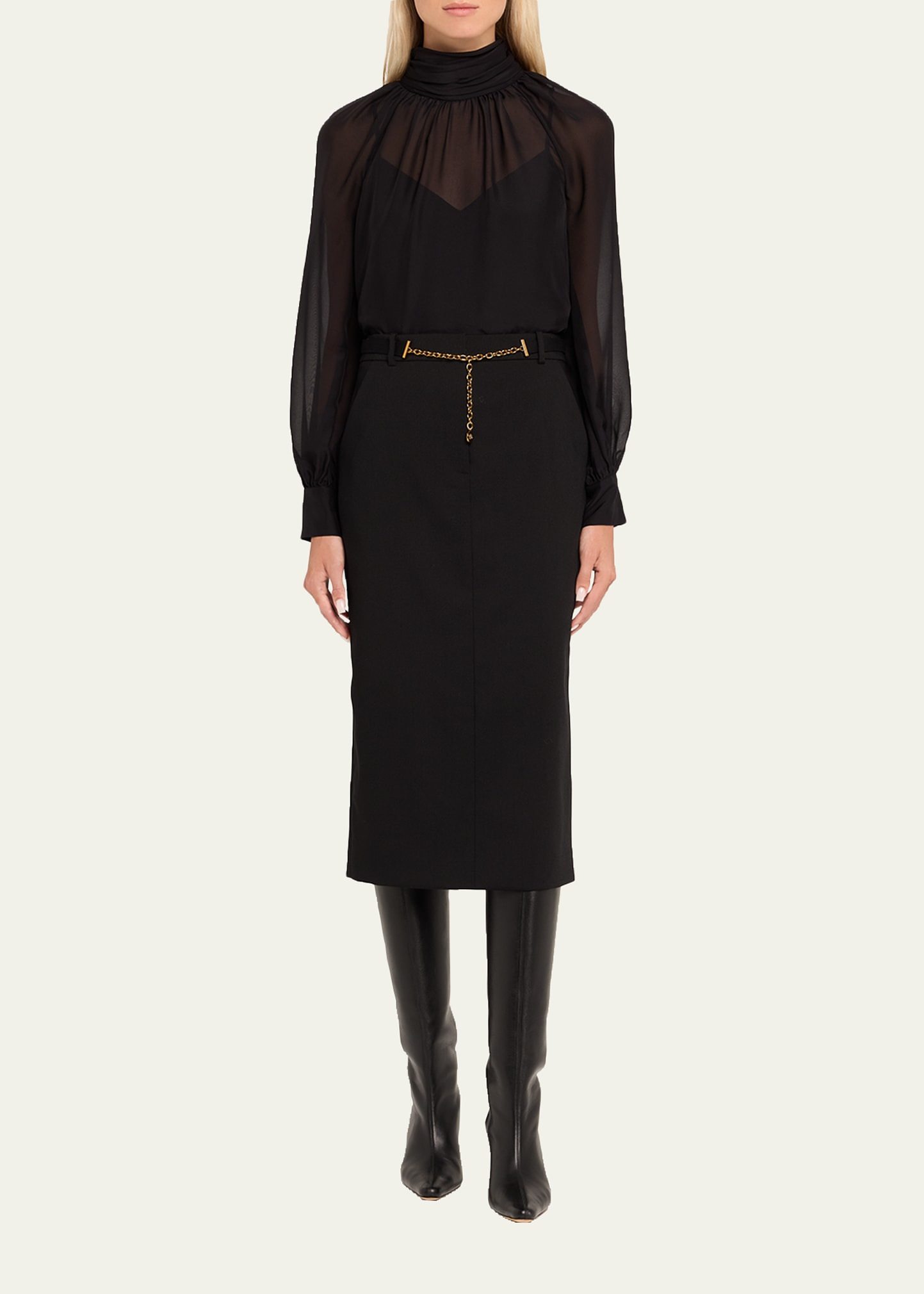 Hoffman Belted Midi Skirt - 2