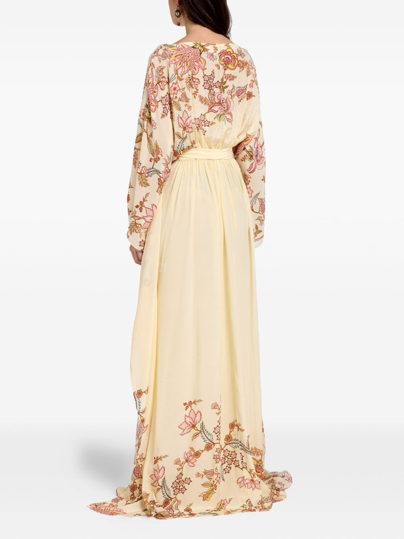 floral belted maxi dress 3