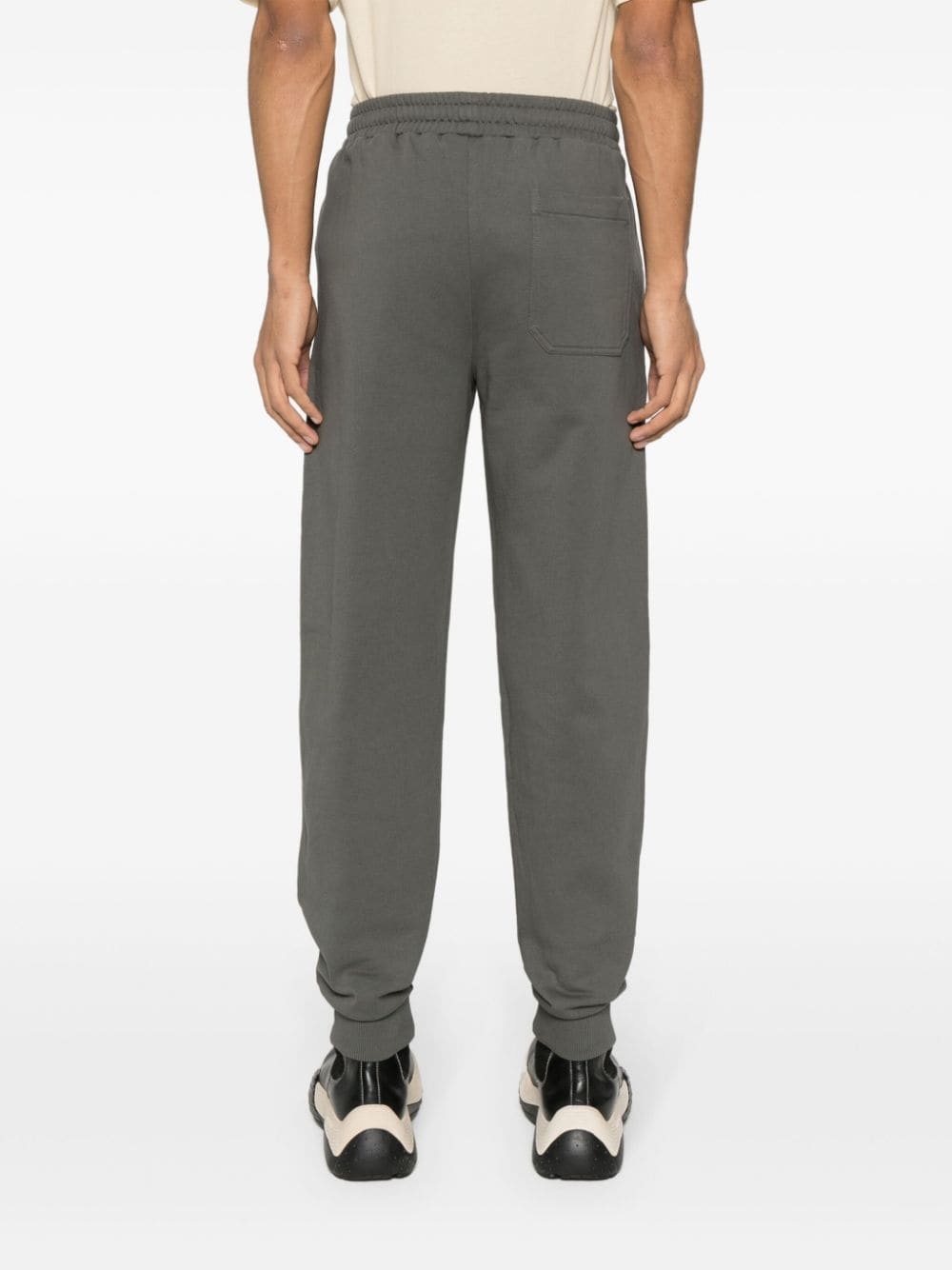 logo-print cotton track pants - 4