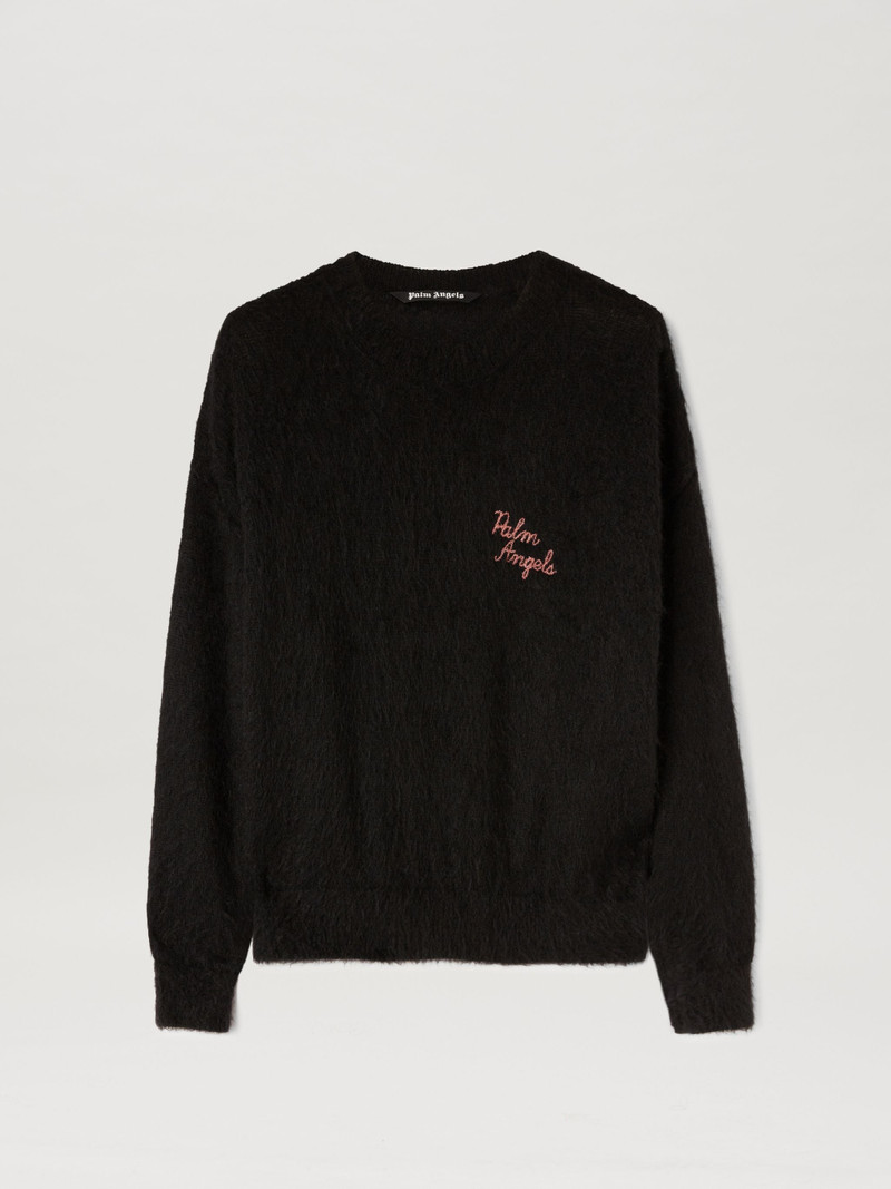 SPRAYED PALM SWEATER INTARSIA - 1