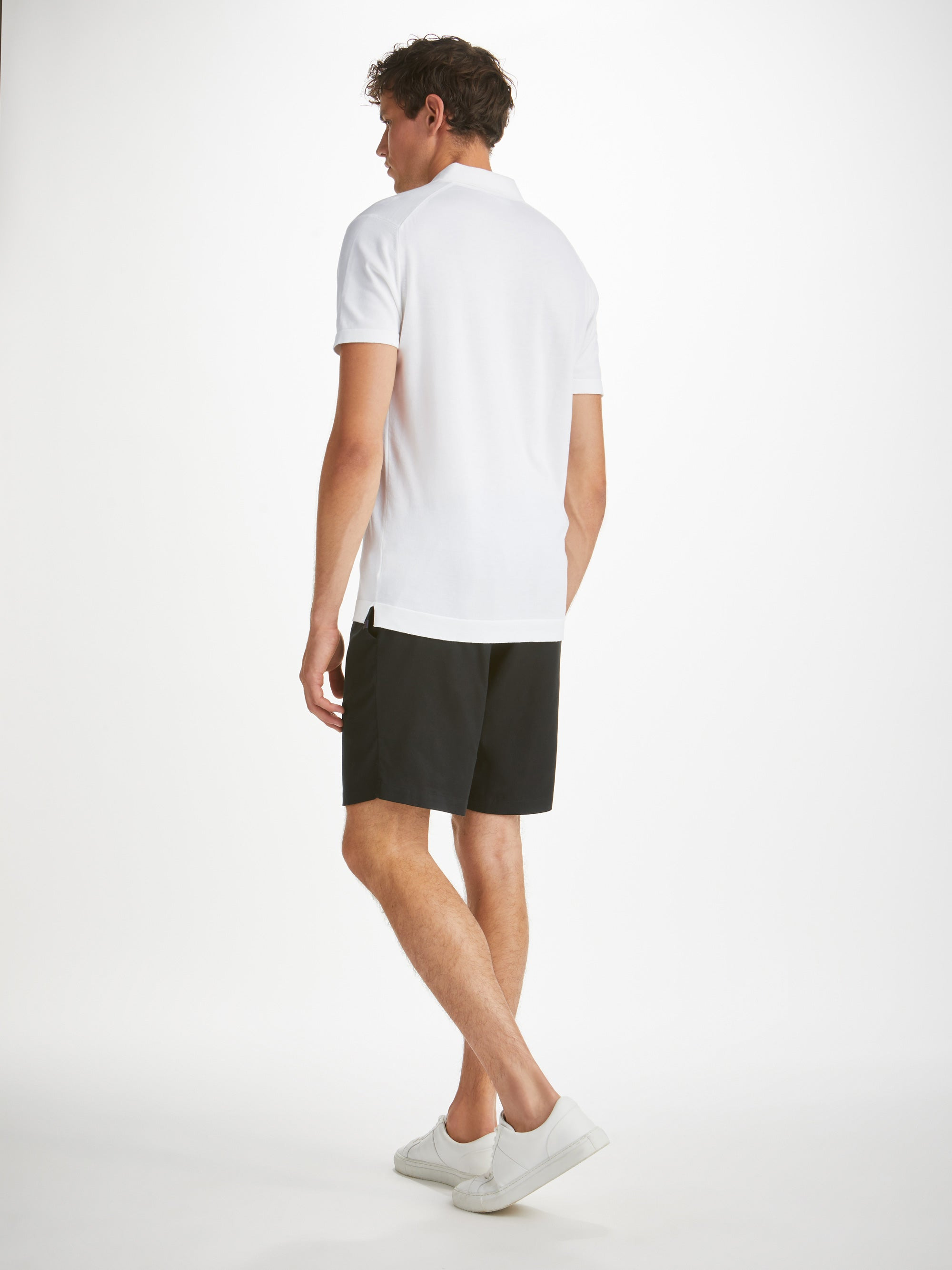 Men's Polo Shirt Jacob Sea Island Cotton White - 4