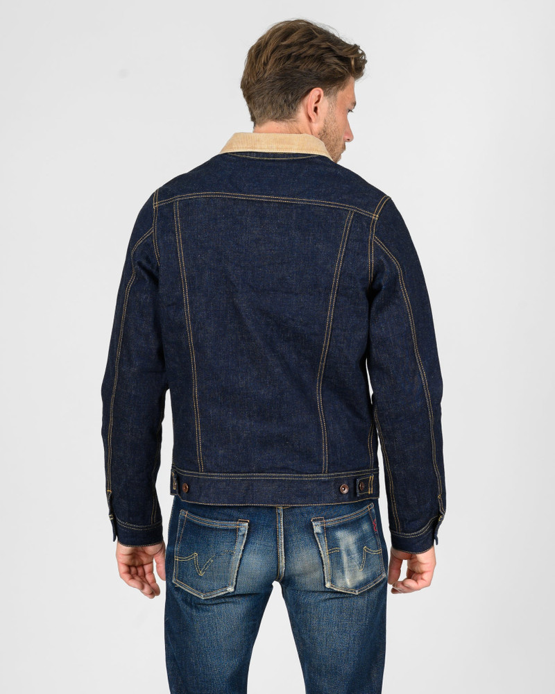 18OZ SELVEDGE DENIM STORM RIDER JACKET - INDIGO 3