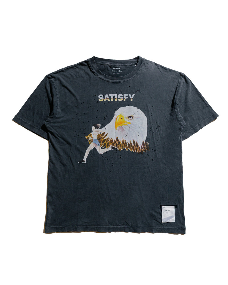 MothTech T-Shirt Eagle Aged Black 1