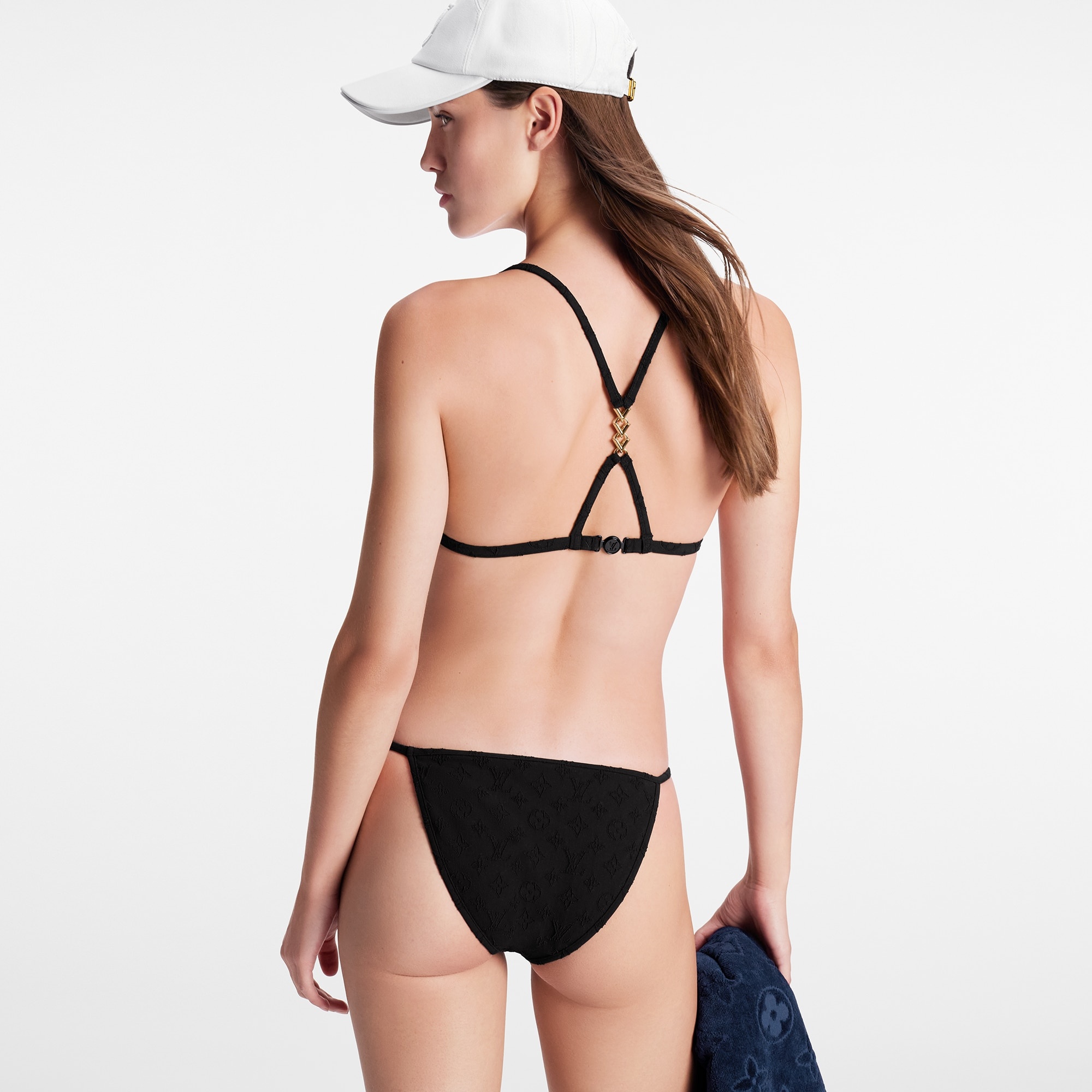 Monogram Jacquard Bikini Bottoms - 5