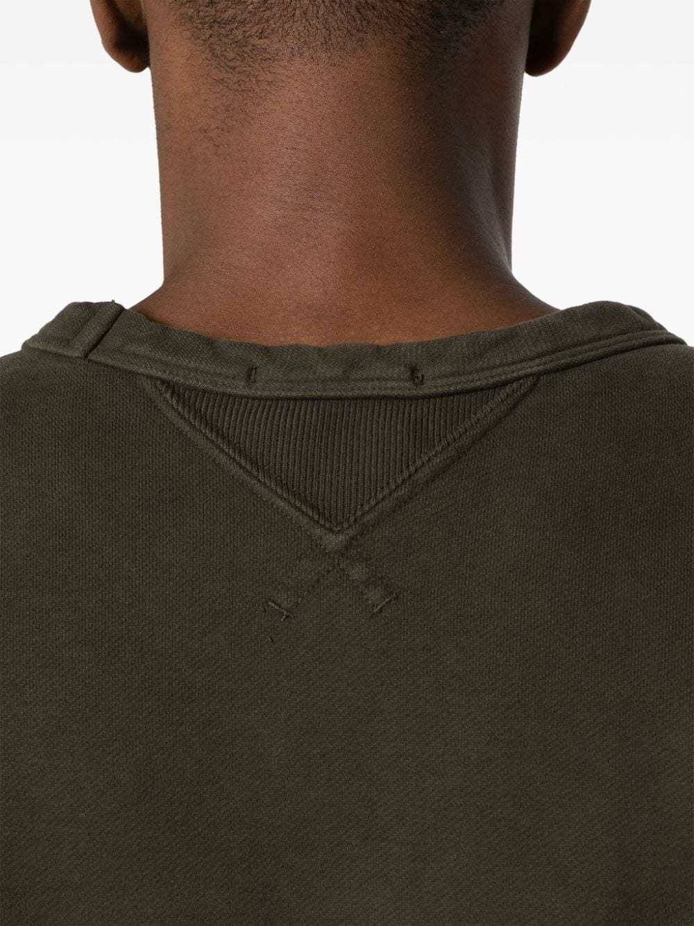patch-detail cotton sweatshirt - 5