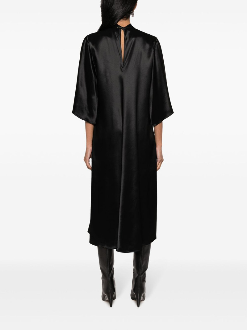 satin shift midi dress 4