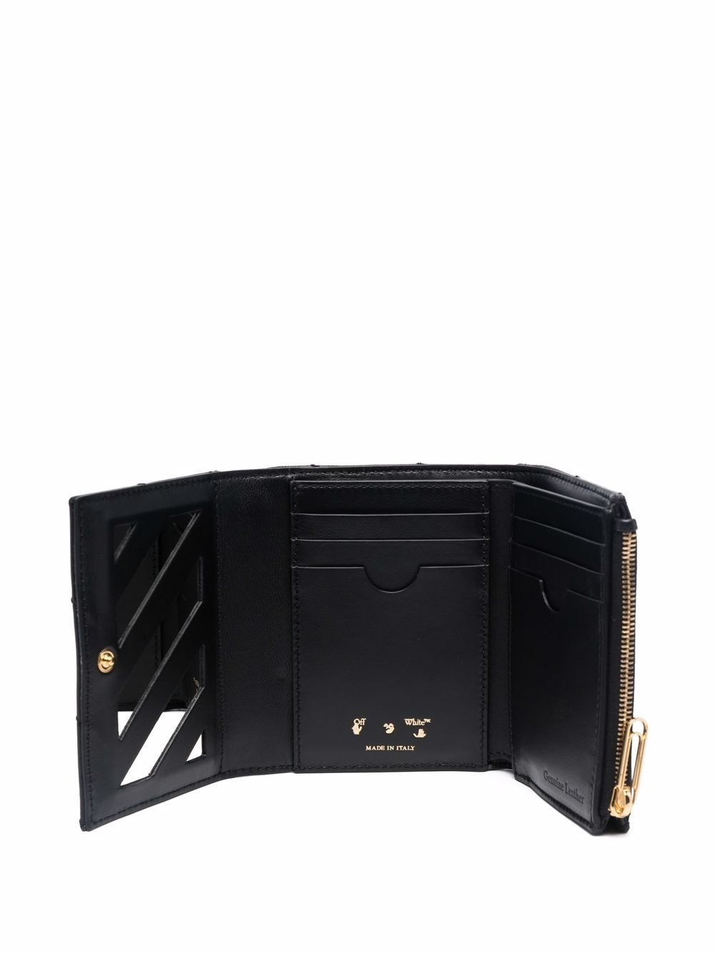 Arrows plaque-detail wallet - 3