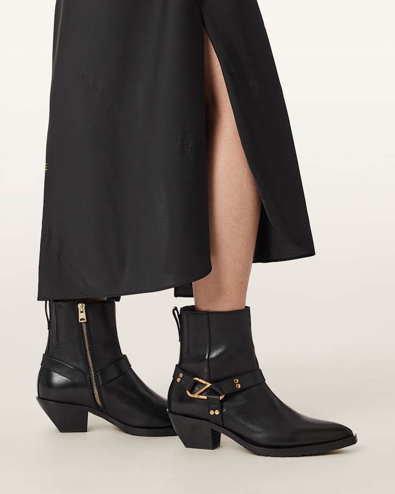 ALLSAINTS FOX CARABINER LEATHER BOOT outlook