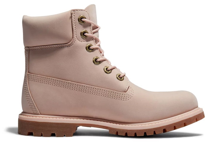 (WMNS) Timberland Premium 6 Inch Waterproof Boots 'Light Pink Nubuck' A5SRF662 - 2