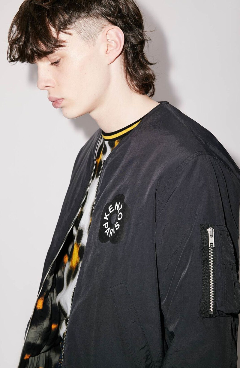 'Hana Leopard' reversible bomber jacket 8