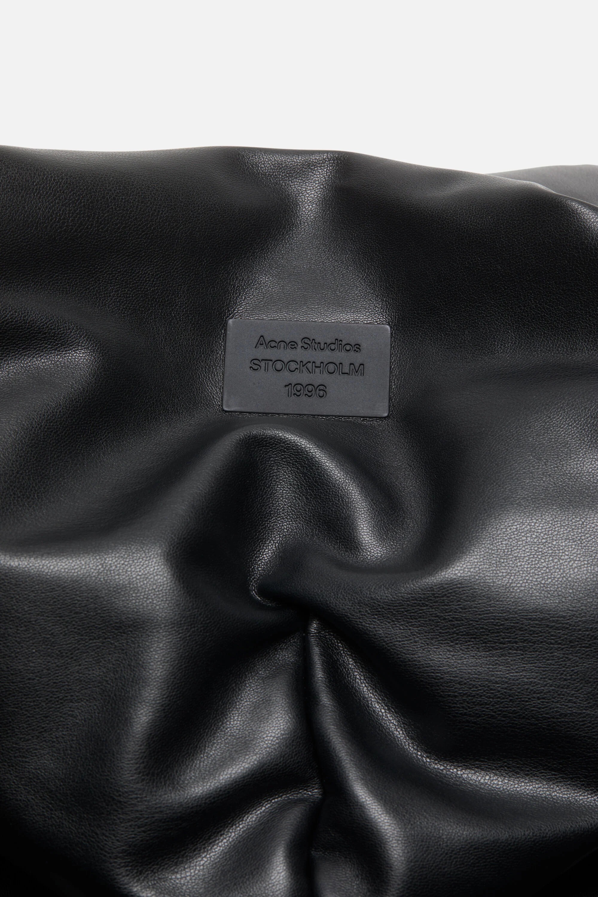 Hooded faux leather jacket - Black - 5