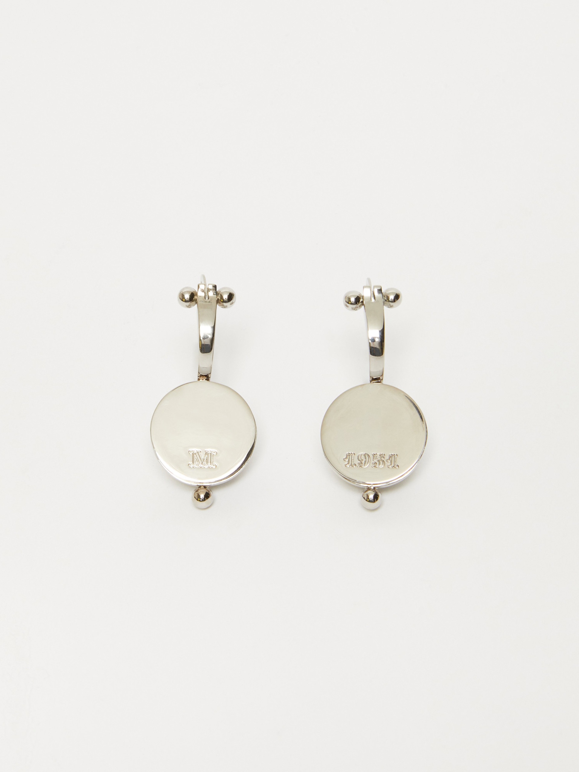 SEMIBALL Metal half-sphere earrings - 1