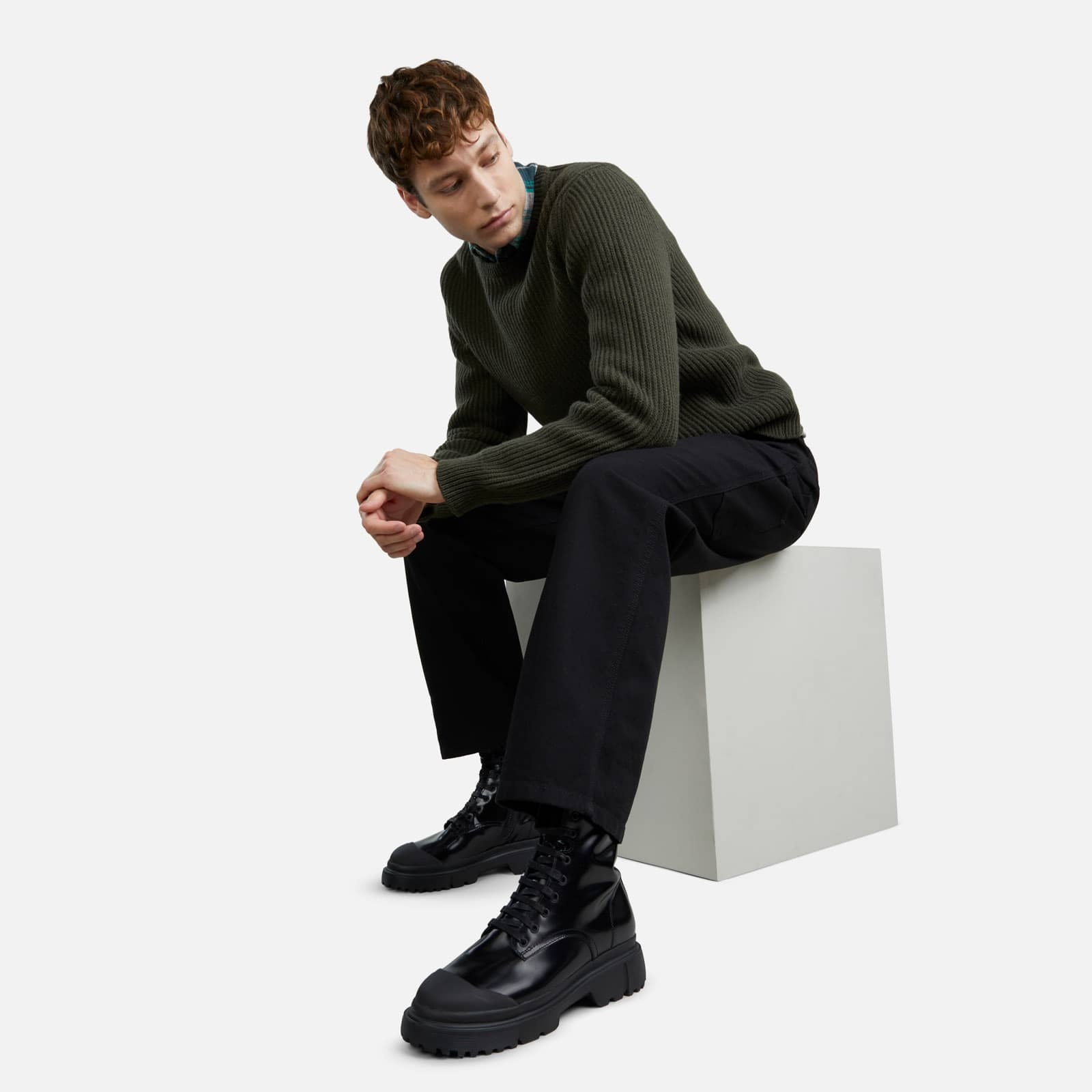 Combat Boots Hogan H619 Black - 6