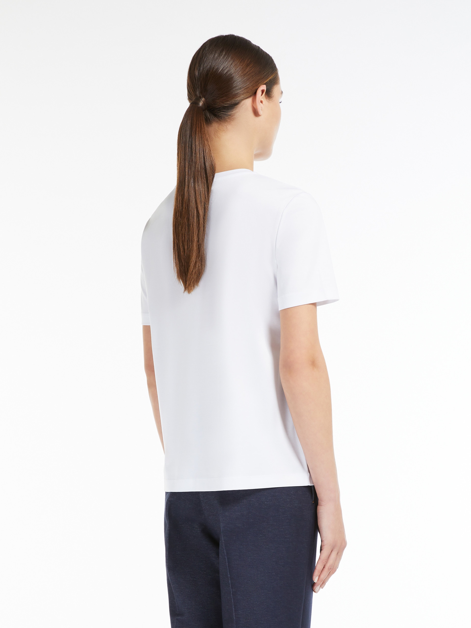 COSMO Slim-fit cotton and modal T-shirt - 4