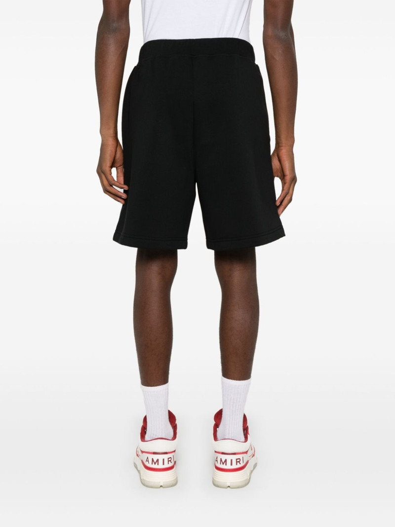 flocked logo track shorts 4