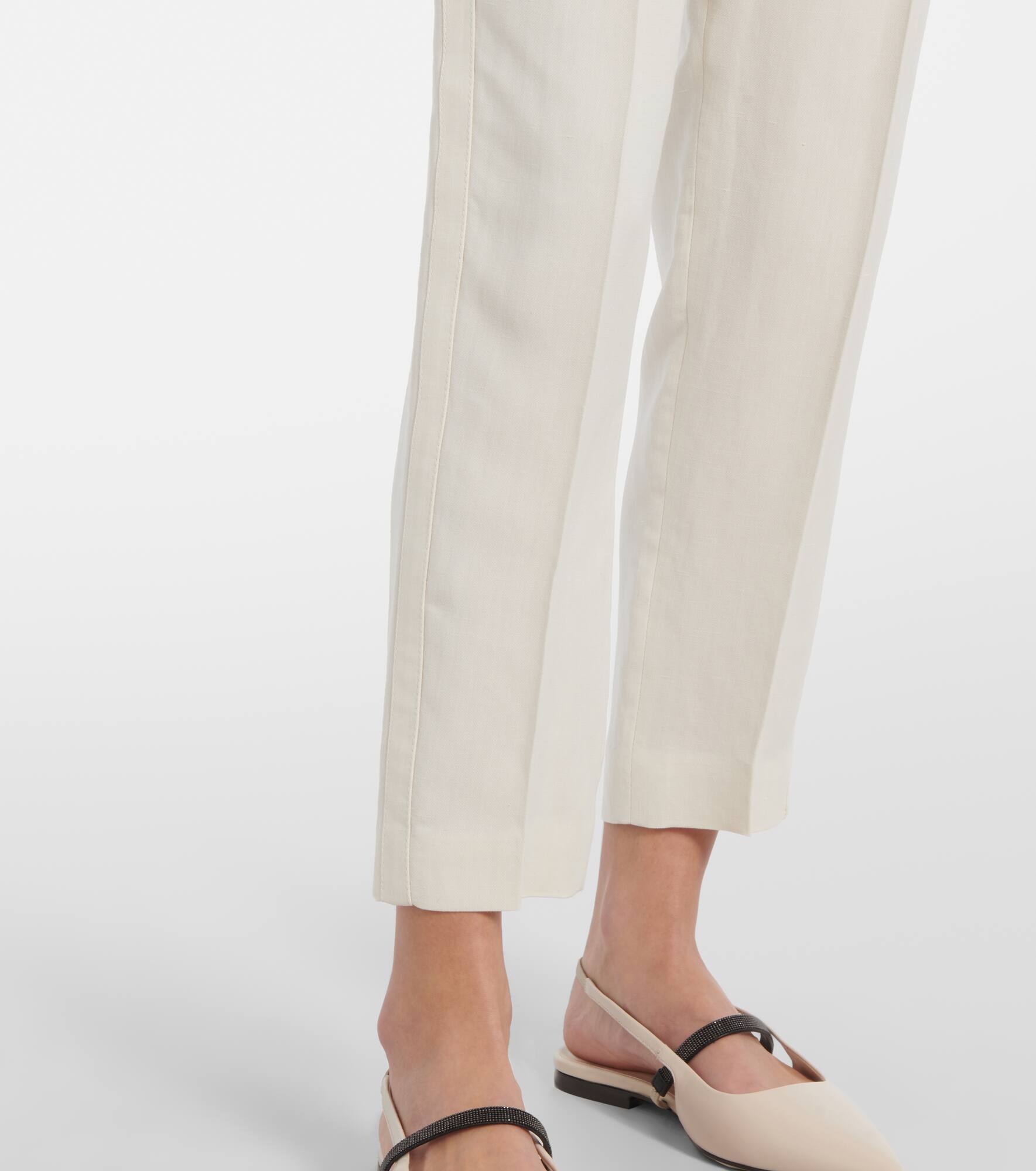 Twill tapered pants - 5