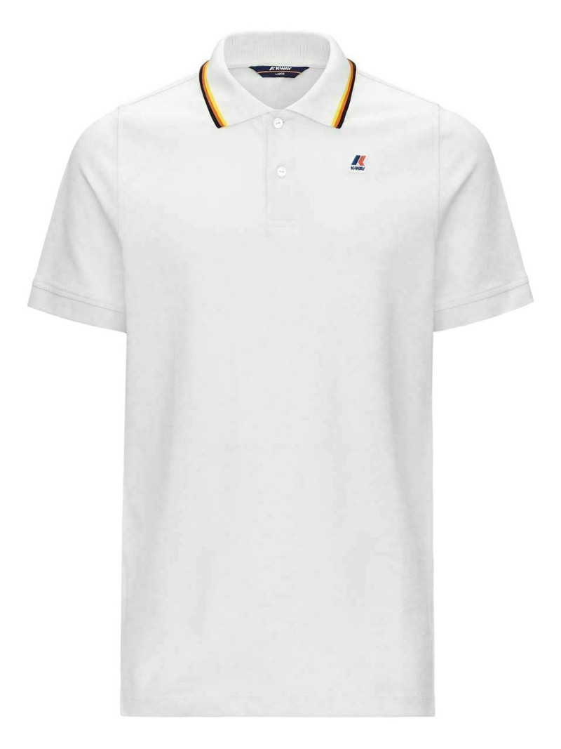 Jud tipped-collar polo shirt 1