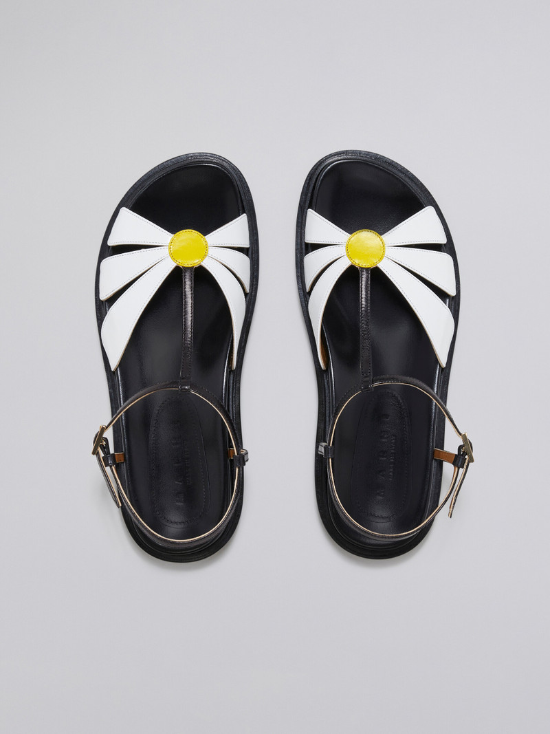 LEATHER FLOWER FUSSBETT 4