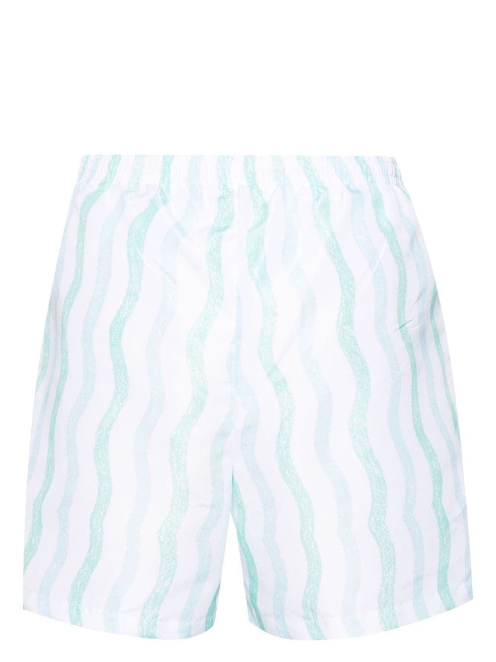 Memphis-print swim shorts - 2