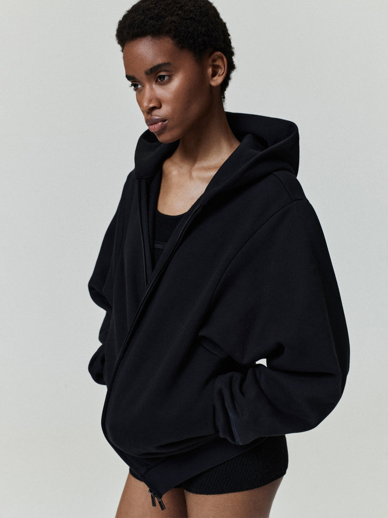 Womens 90's Fleece Zip-Up Hoodie 5