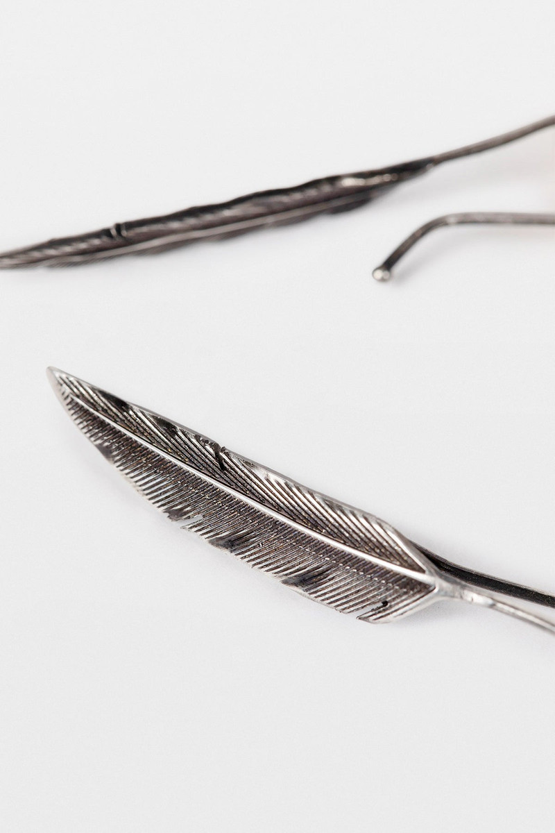 Ann Demeulemeester Mimmu Feather Earrings outlook