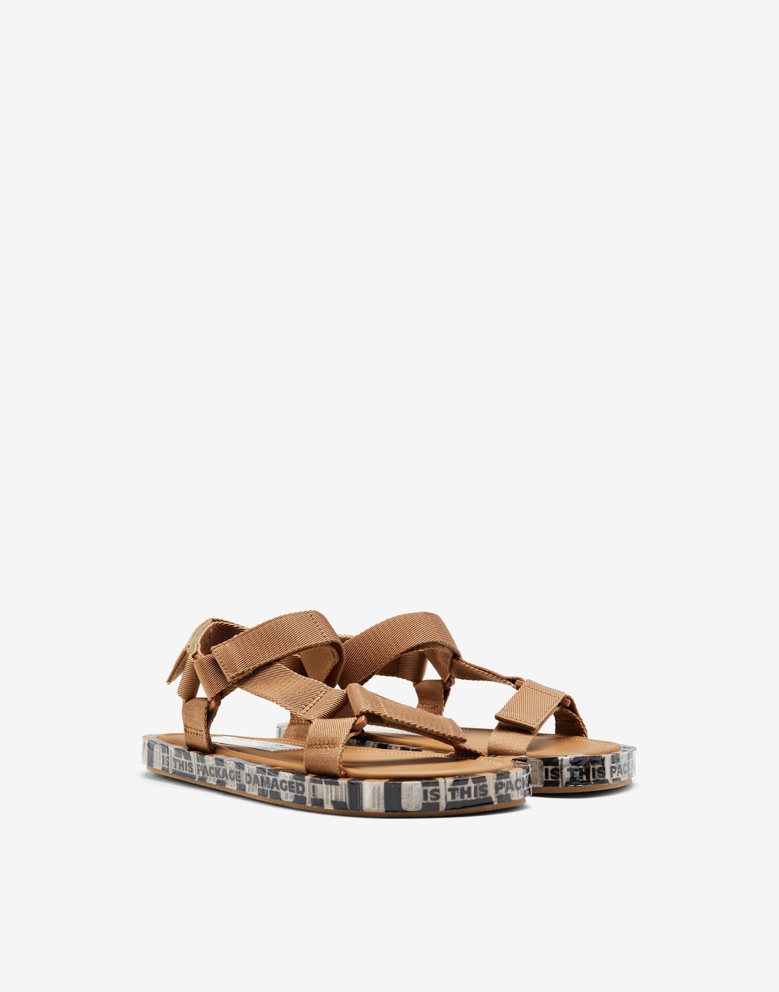 Strapped leather sandals - 2