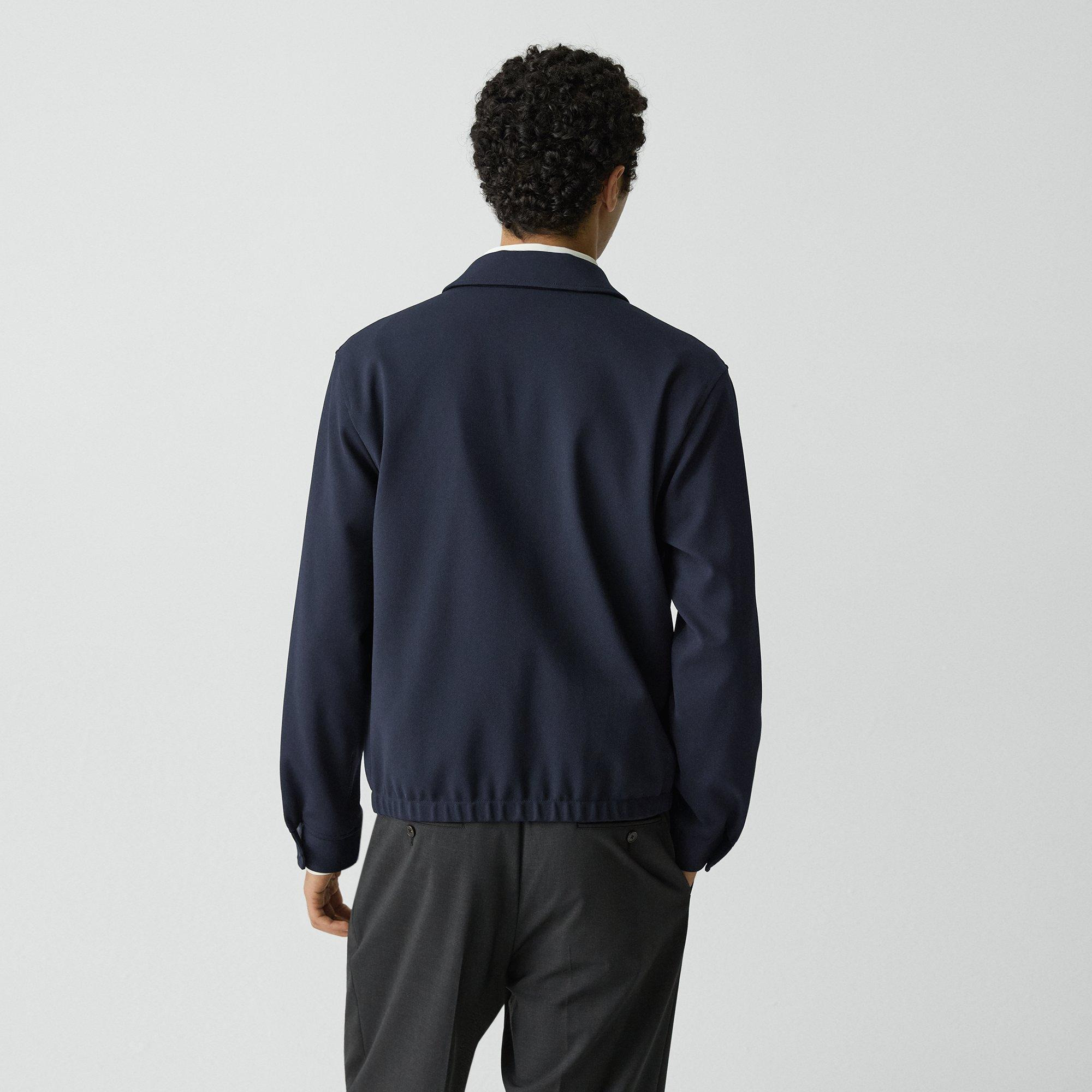 Blouson Zip Jacket in Precision Piqué - 4
